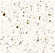 Faint, distant cluster of galaxies