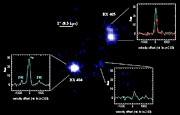 SINFONI observations of the young starforming galaxies BX 404/405