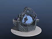 Modelo 3D del ELT