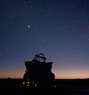 One Auxiliary Telescope under the sky