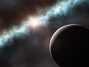 Artist’s impression of the disc around the young star T Cha
