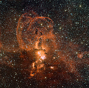 Wide Field Imager view of the star formation region NGC 3582