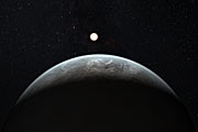 Artists’s impression of one of more than 50 new exoplanets found by HARPS: the rocky super-Earth HD 85512 b