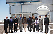 The Prince and Princess of Asturias during their visit to ESO's Paranal Observatory