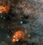 Le ciel autour de Gliese 667C