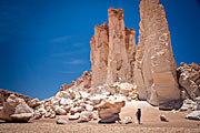 Rock formation in the Atacama Desert