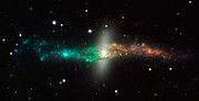 Image de NGC 4650A constituée par MUSE