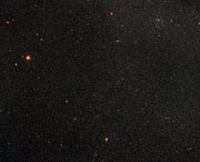 Vidvinkelbillede af området omkring galaksen ESO 137-001