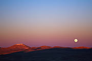 Lever de la Lune au-dessus du Cerro Armazones