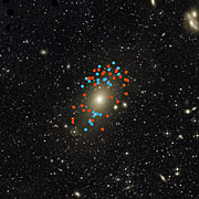 Planetaire nevels in het sterrenstelsel Messier 87