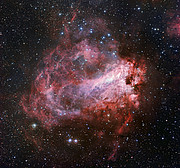 La región de formación estelar Messier 17 