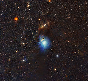 Young star lights up reflection nebula IC 2631