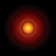 ALMA-opname van de schijf rond de jonge ster TW Hydrae