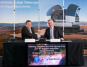 Signature ceremony with Safran Reosc for production of ELT primary mirror segments