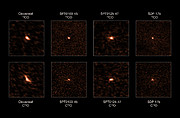 ALMAobservationer af fire fjerne galakser med kraftig stjernedannelse