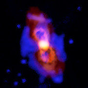Molecola radioattiva nei resti di una collisione stellare