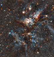A Nebulosa Carina no infravermelho