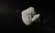 Representación artística del asteroide 1999 KW4