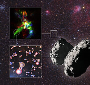 Fosforbærende molekyle fundet i et stjernedannende område og på komet 67P