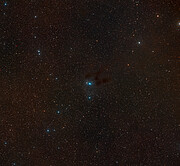 Wide-field view of the region of the sky where AB Aurigae is located