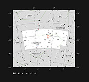 Positionen för TOI-178 i stjärnbilden Bildhuggaren