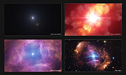 Imagem artística: a história violenta do binário de estrelas HD 148937