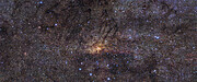 Imagem HAWK-I da região central da Via Láctea