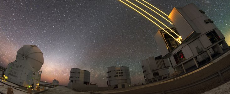 ESO's Very Large Telescope in action