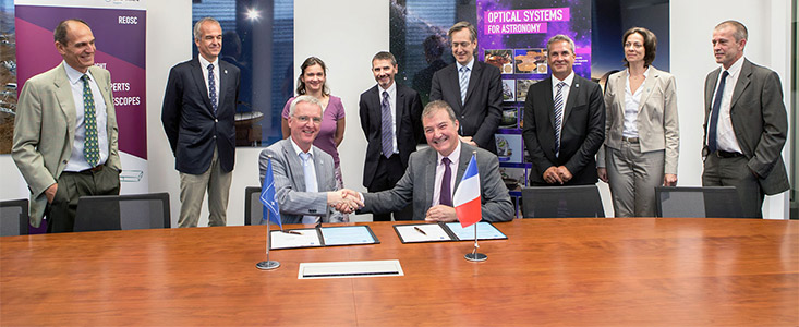 ESO firma contrato con Reosc para los espejos delgados del M4 del E-ELT