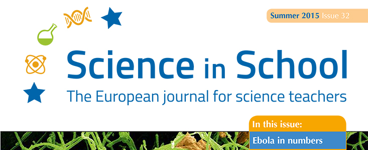 Titelseite von Science in School 32 - Sommer 2015