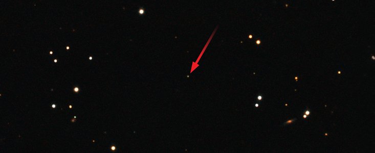 Imagem GROND da explosão de raios gama GRB 151027B
