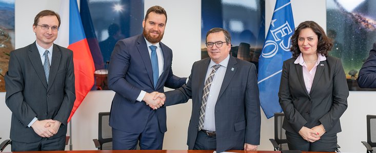 ESO y República Checa firman convenio para programa de capacitación