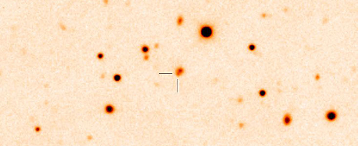 First visible light from GRB 050709