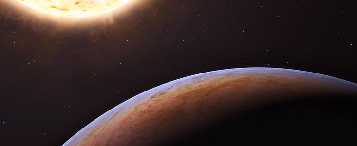 First planet of extragalactic origin (artist’s impression)