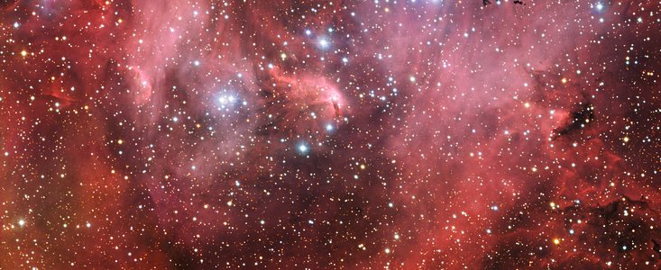 IC 2944, nicknamed the Running Chicken Nebula