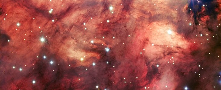 El Humeante Corazón Rosa de la Nebulosa Omega