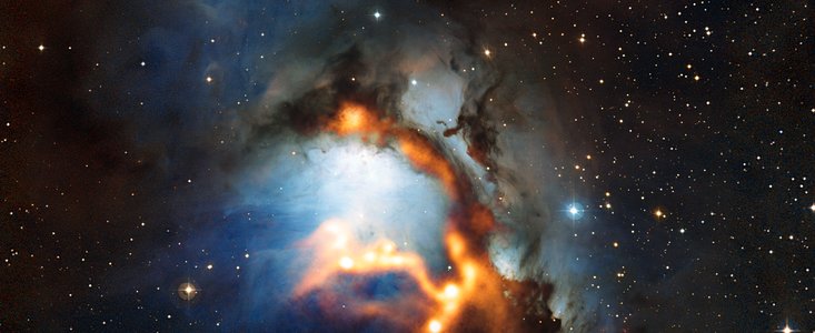 Des nuages de poussière cosmique dans Messier 78