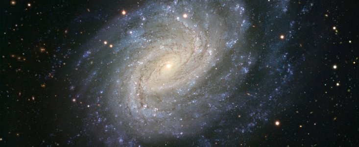 Imagen de la galaxia espiral NGC 1187 obtenida con el VLT