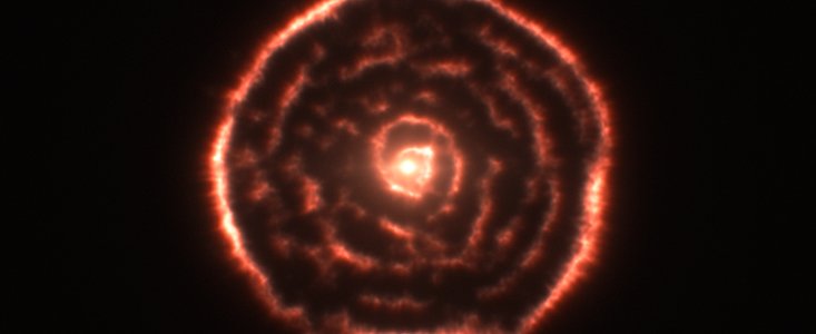ALMA:n havaitsema outo spiraali punaisen jättiläistähden R Sculptoris ympärillä