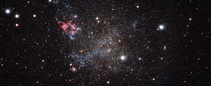 A galáxia anã IC 1613