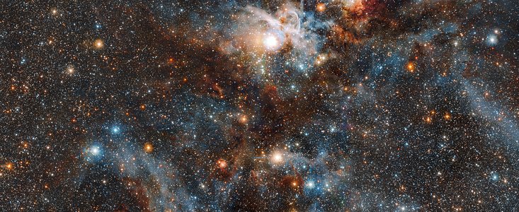 La Nebulosa della Carena in luce infrarossa