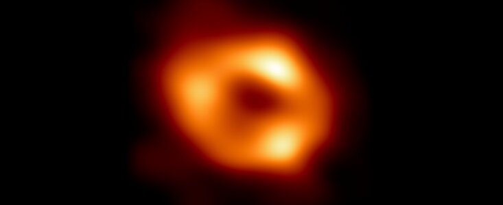 Första bilden av Vintergatans svarta hål