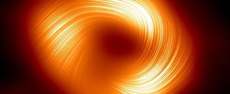 Mælkevejens supertunge sorte hul Sagittarius A* i polariseret lys