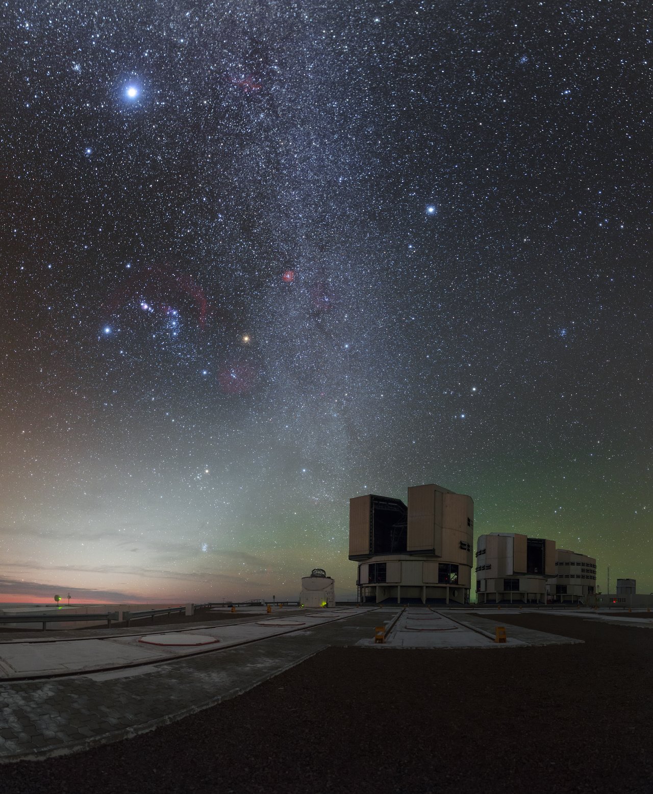 Colourful skies over Paranal Observatory ESO