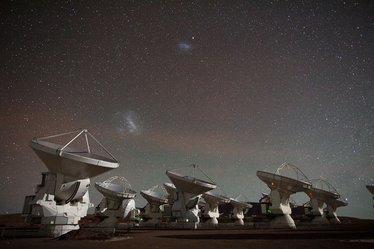 Still from ALMA time-lapse video compilation 2012