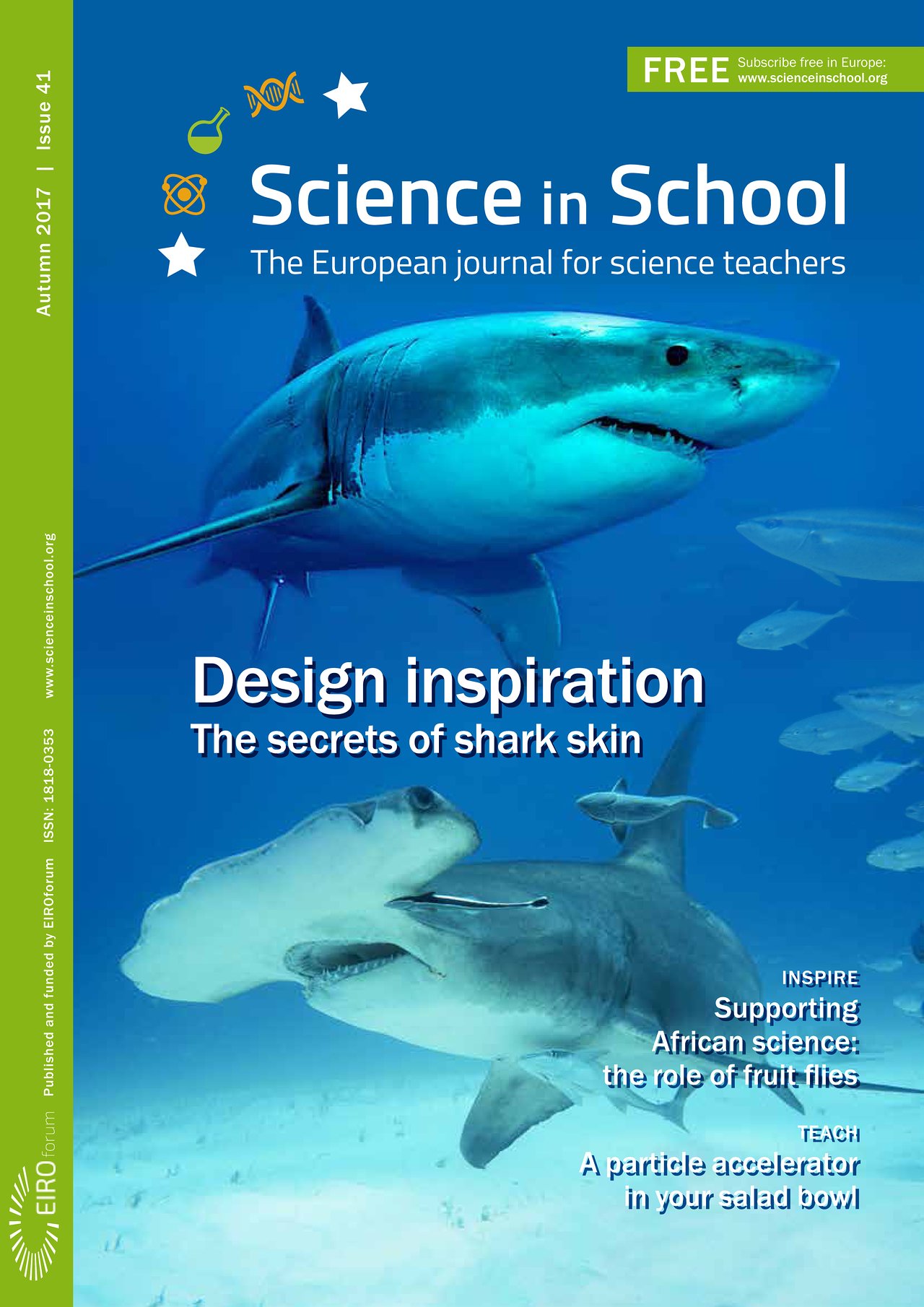 Cover of Science in School issue No.41 | ESO el