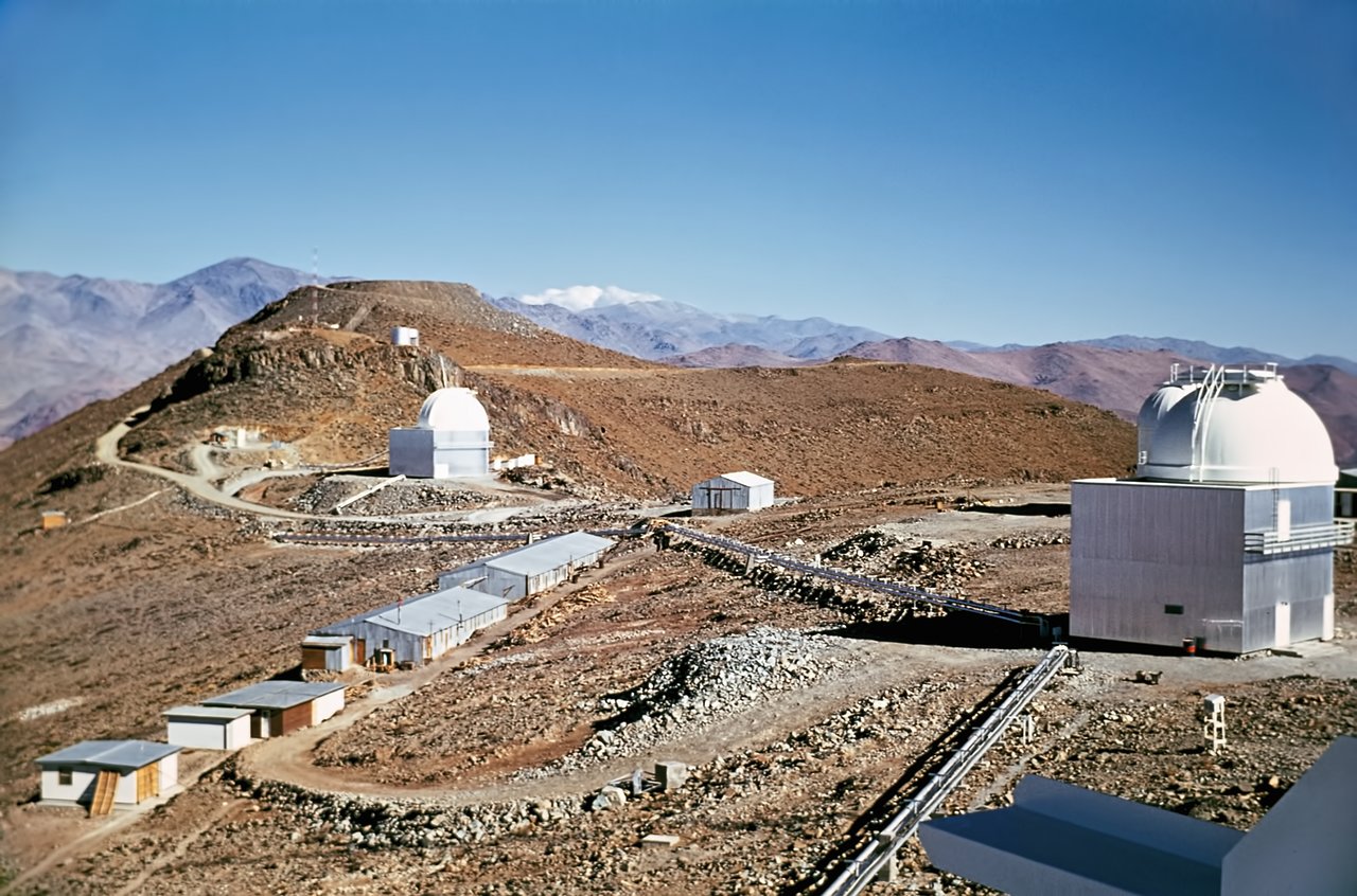 A glimpse into the past — Then and now at La Silla Observatory (historical image)