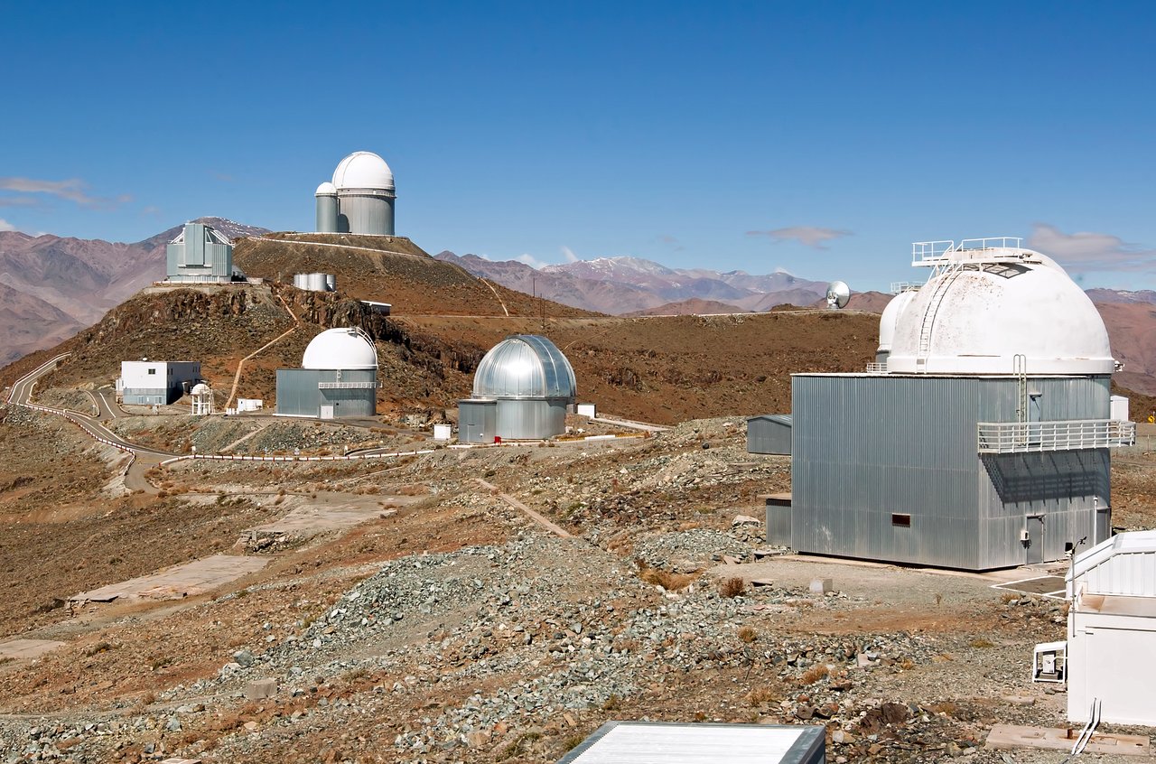 A glimpse into the past — Then and now at La Silla Observatory (present-day image)