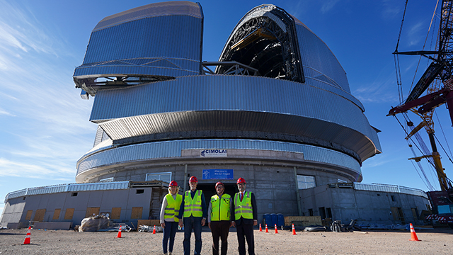 El Presidente de la República Checa y el Ministro de Relaciones Exteriores de Chile en el Extremely Large Telescope de ESO