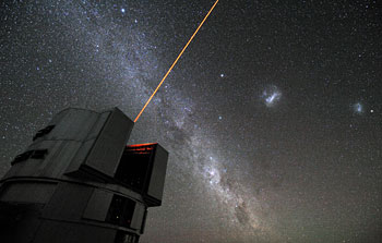 Mounted image 204: The VLT´s Laser Guide Star
